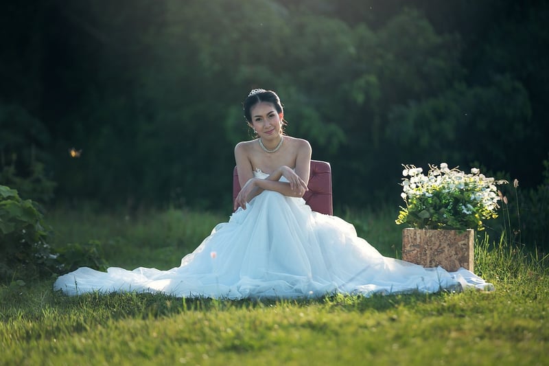 Bride's Wedding Dress